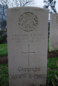 Stanley Military Cemetery - Lau Tak Kwong, 